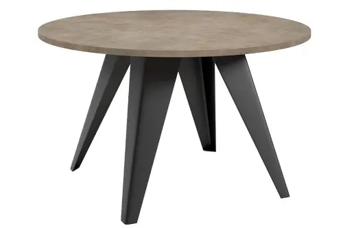 Ława kawowa okrągła 75 cm FARO dark grey Wyjątkowa oferta