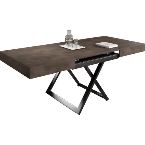 Ławostół na metalowych nogach SANA U dark grey Najlepsza cena
