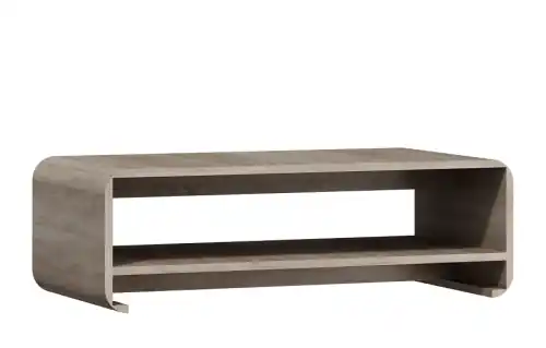 Ława z półką do salonu dąb sonoma 120 cm LINO Szybka dostawa