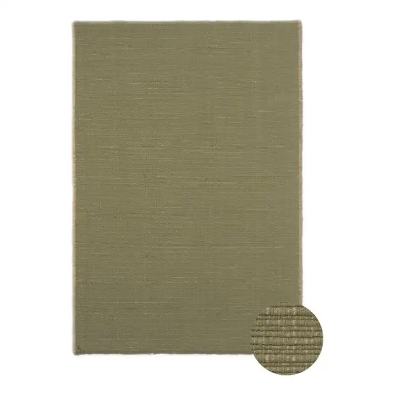 Ostatnie sztuki Bawełniany dywan tkany ręcznie w kolorze khaki 200x300 cm Handloom – Lorena Canals Bonami