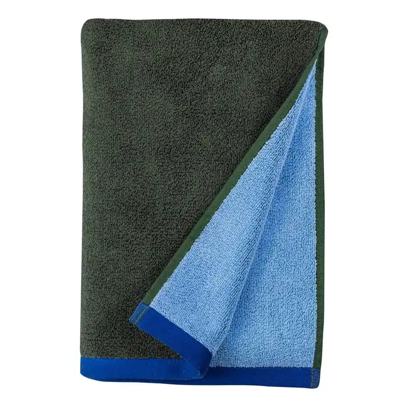 Ciemnozielono-niebieskie ręczniki z bawełny organicznej frotte zestaw 2 szt. 40x55 cm Soft – Mette Ditmer Denmark Bonami Oferta