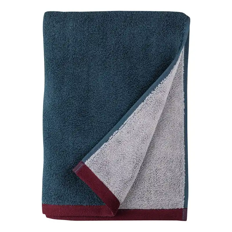 Ciemnoniebiesko-szare ręczniki z bawełny organicznej frotte zestaw 2 szt. 40x55 cm Soft – Mette Ditmer Denmark Bonami Ostatnia szansa