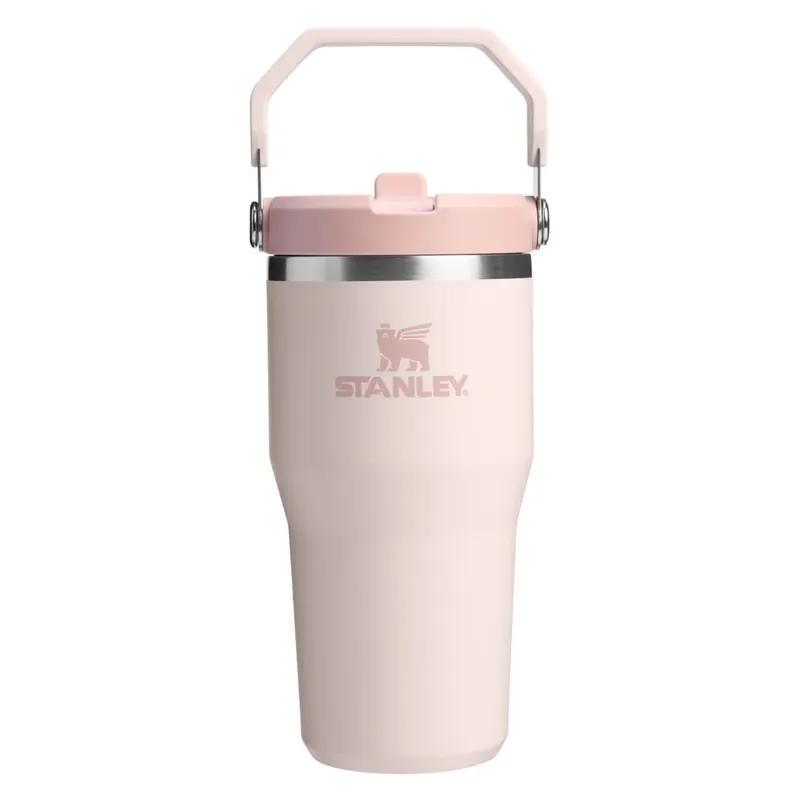 Jasnoróżowy termos ze stali nierdzewnej 600 ml IceFlow™ Flip Straw 2.0 Tumbler Rose Quartz – Stanley Bonami Niska cena