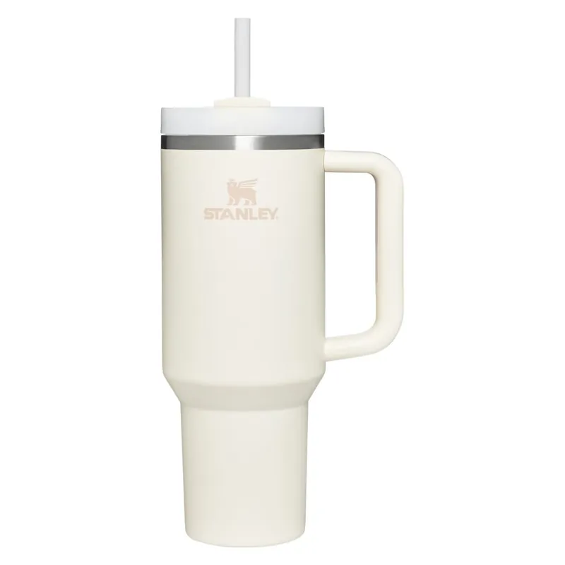 Kremowy termos ze słomką ze stali nierdzewnej 1,18 l Quencher H2.0 FlowState Tumbler Cream – Stanley Bonami Nie przegap