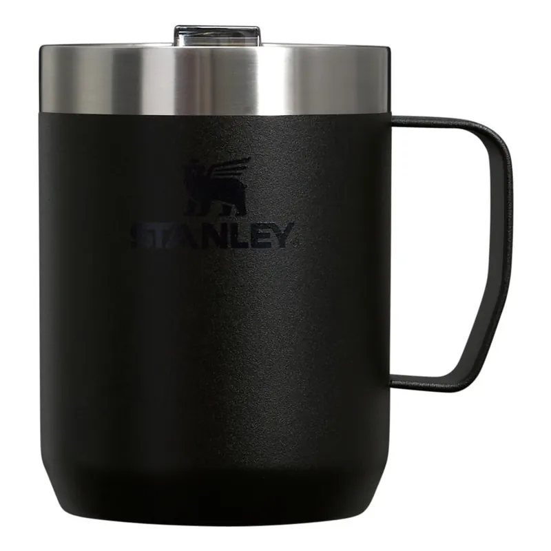 Czarny kubek termiczny ze stali nierdzewnej 230 ml Stay-Hot Camp Mug Black – Stanley Bonami Zamów dziś
