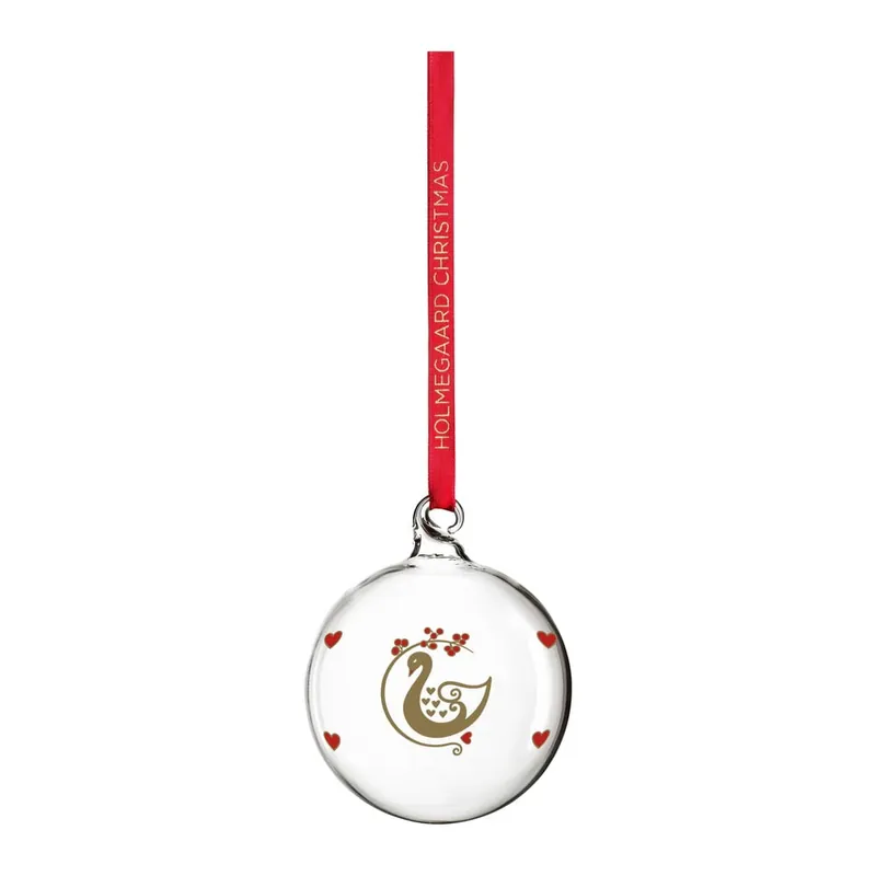 Oferta limitowana Szklana ręcznie dmuchana bombka ø 6,5 cm Ann-Sofi Romme Annual Christmas Bauble 2025 – Holmegaard Bonami