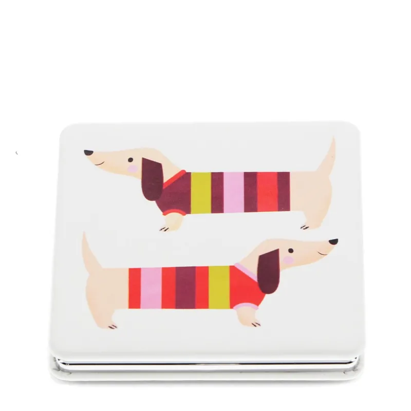 Premium Lustro powiększające kosmetyczne 7x7 cm Sausage Dog – Rex London Bonami