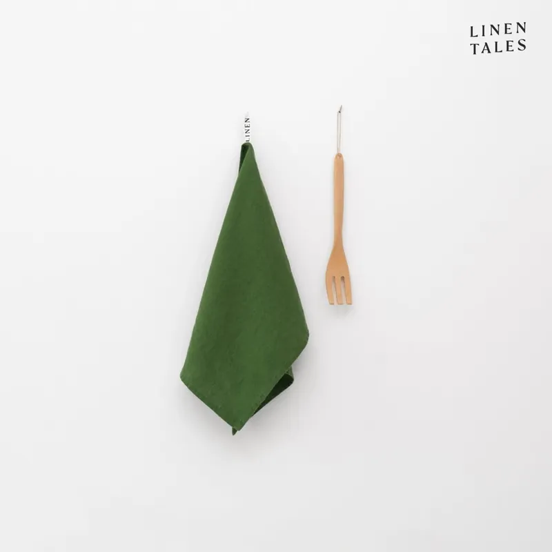 Lniana ścierka 45x65 cm True Green – Linen Tales Bonami Do wyczerpania zapasów