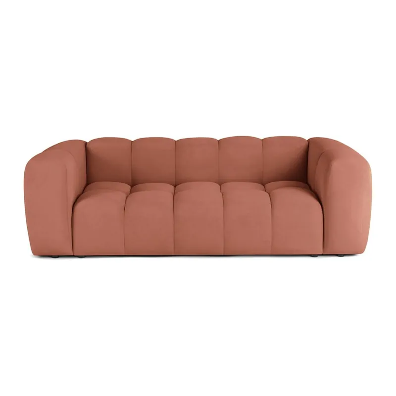 Hit cenowy Aksamitna sofa w kolorze terakoty 225 cm Cube – Bonami Selection Bonami