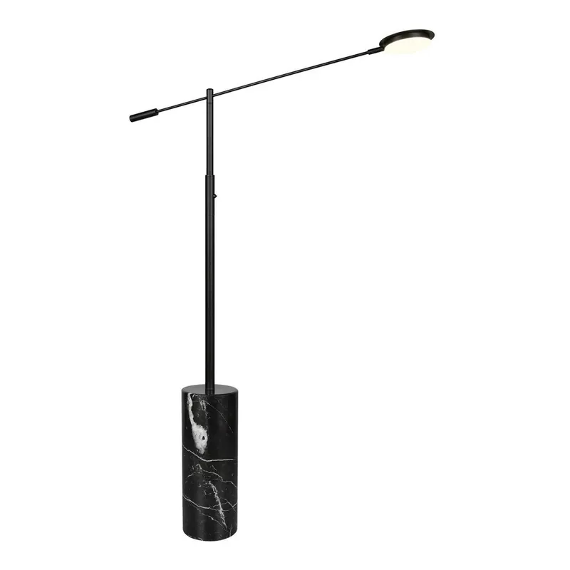 Czarna lampa stojąca LED (wysokość 145 cm) Fiore – Trio Select Bonami Dostępne od ręki