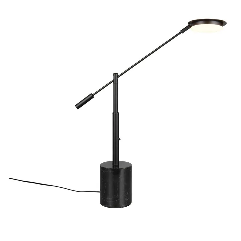 Czarna lampa stołowa LED (wysokość 65 cm) Fiore – Trio Select Bonami Super okazja