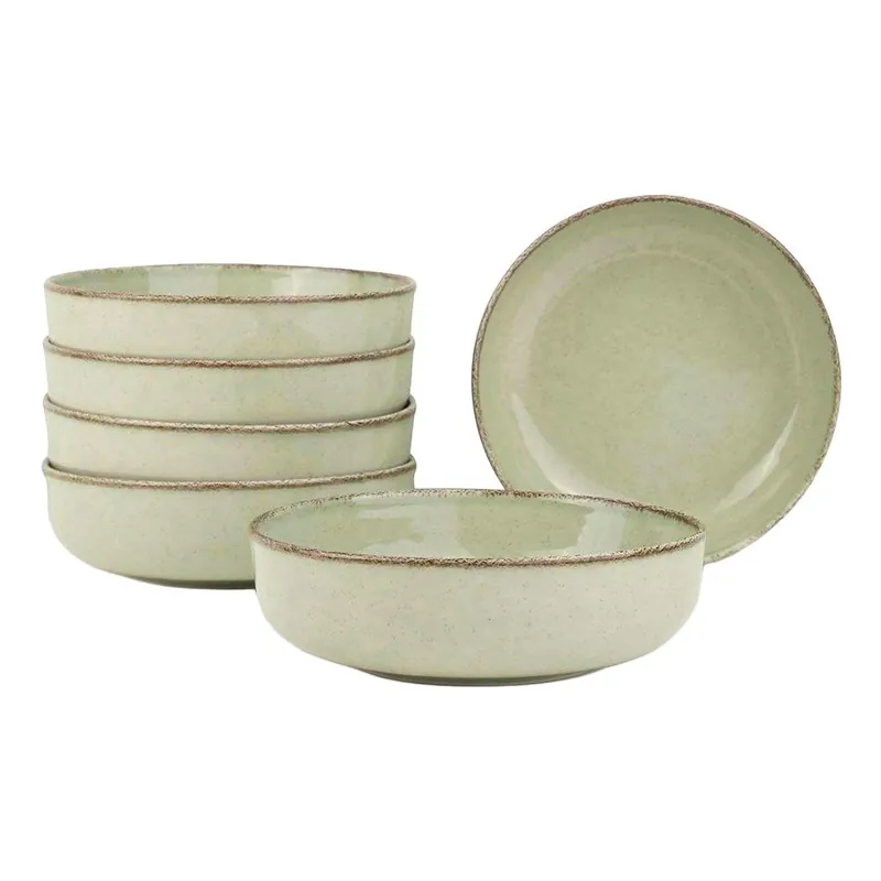 Kup teraz Jasnozielone porcelanowe miski zestaw 6 szt. 75 ml – Hermia Bonami