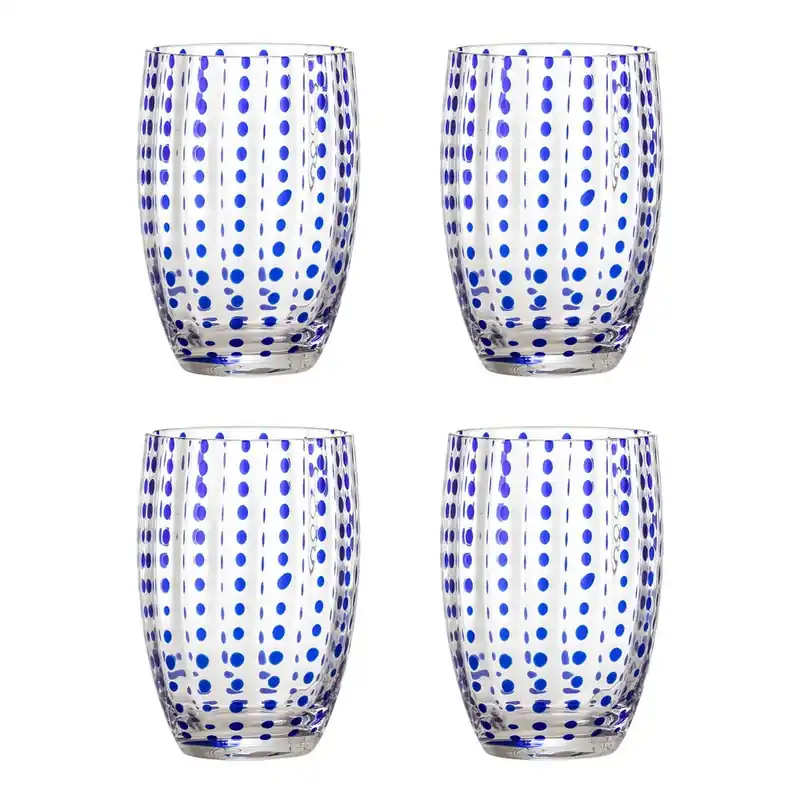 Darmowy zwrot Szklanki zestaw 4 szt. 350 ml Brinley – Bloomingville Bonami
