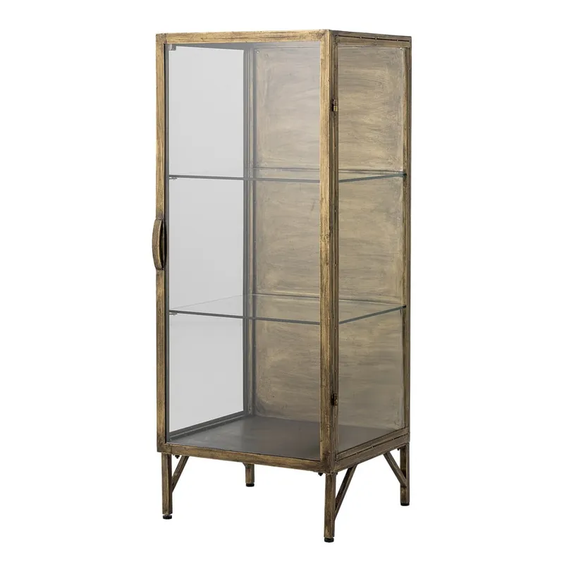 Kup online Metalowa witryna w kolorze złota 45x110x40 cm Saone – Bloomingville Bonami