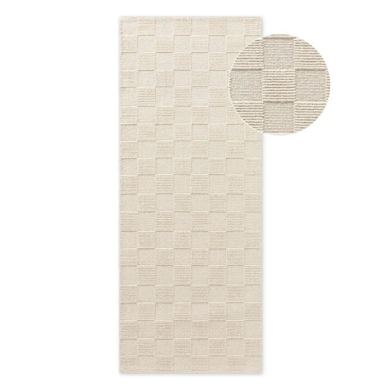 Kremowy wełniany chodnik tkany ręcznie 80x200 cm Scala – Villeroy&Boch Bonami Premium