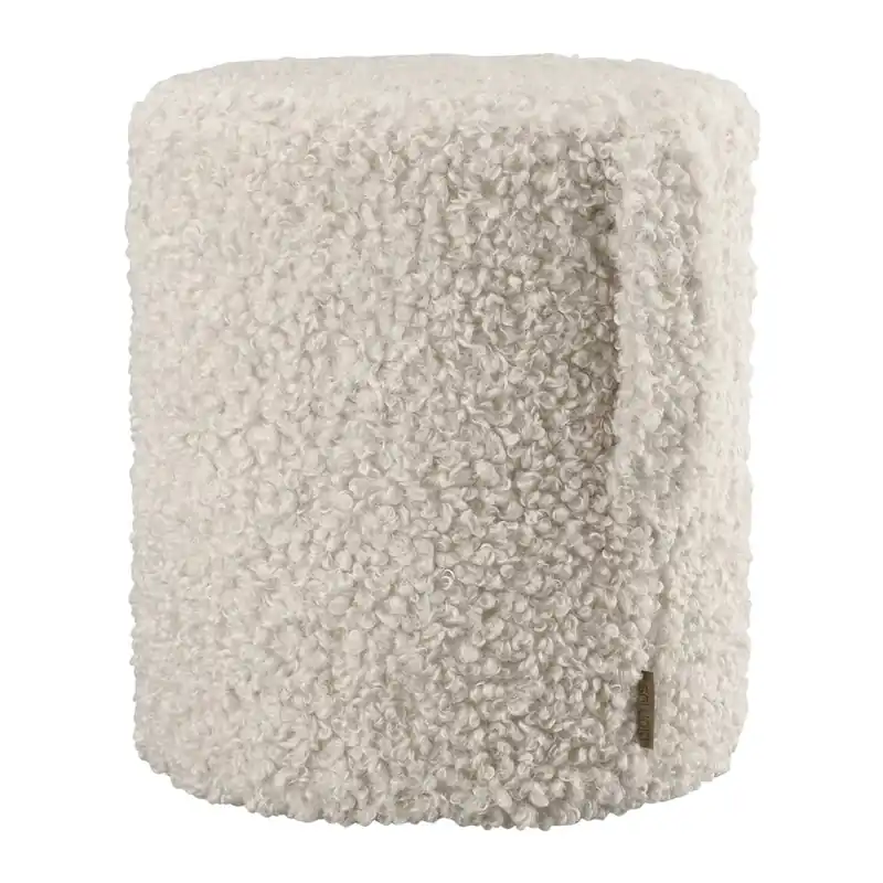 Wysoka jakość Beżowy puf z materiału bouclé Teddy – Blomus Bonami