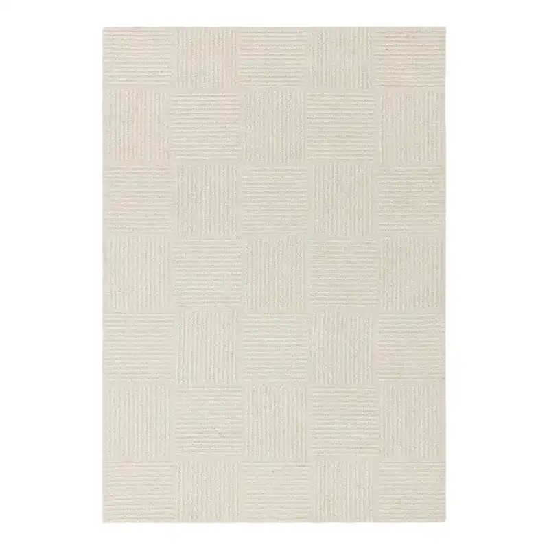 Wełniany dywan tkany ręcznie w kolorze kości słoniowej 160x230 cm Zennith Grid – Asiatic Carpets Bonami Tylko do końca tygodnia