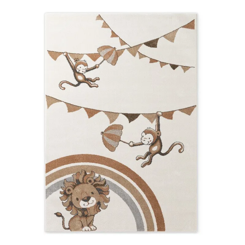 Bezpieczne zakupy Kremowy dywan dziecięcy 160x230 cm Roar like a Lion Rainbow Party – Villeroy&Boch Bonami