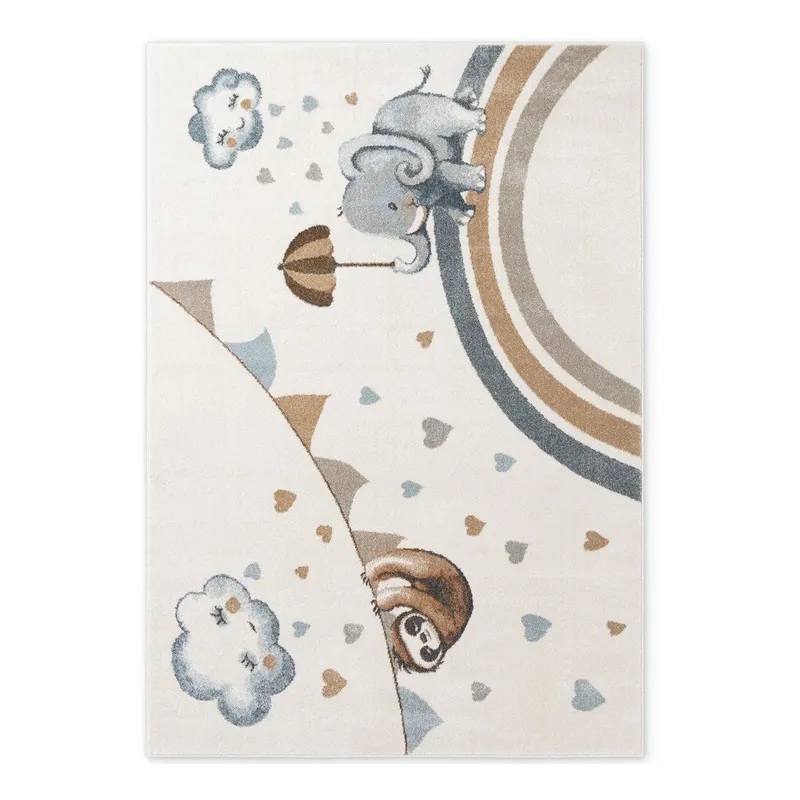 Wybór klientów Kremowy dywan dziecięcy 160x230 cm Walk like an Elephant Rainy Party – Villeroy&Boch Bonami