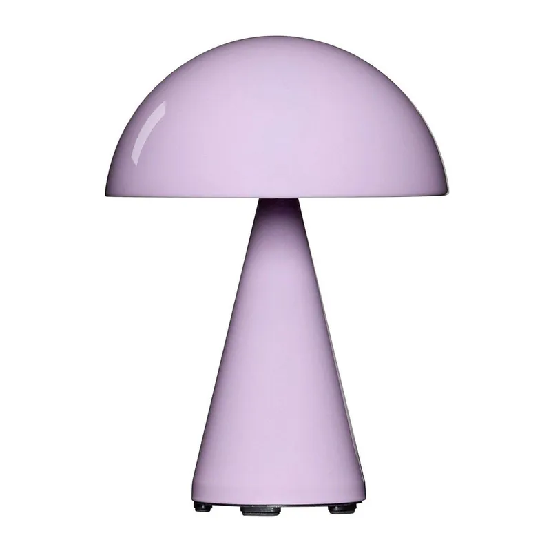 Kup online Jasnoróżowa lampa stołowa LED ze ściemniaczem (wysokość 20 cm) Mush – Hübsch Bonami