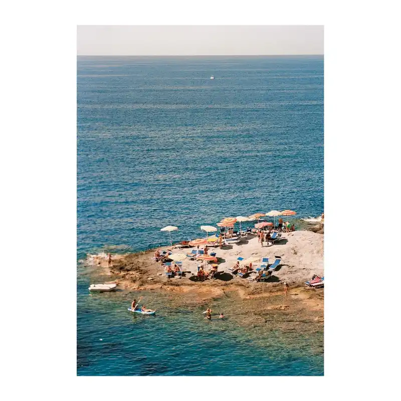 Premium Plakat 30x40 cm Ponza Tangerine – Anna Pihan – The Poster Club Bonami