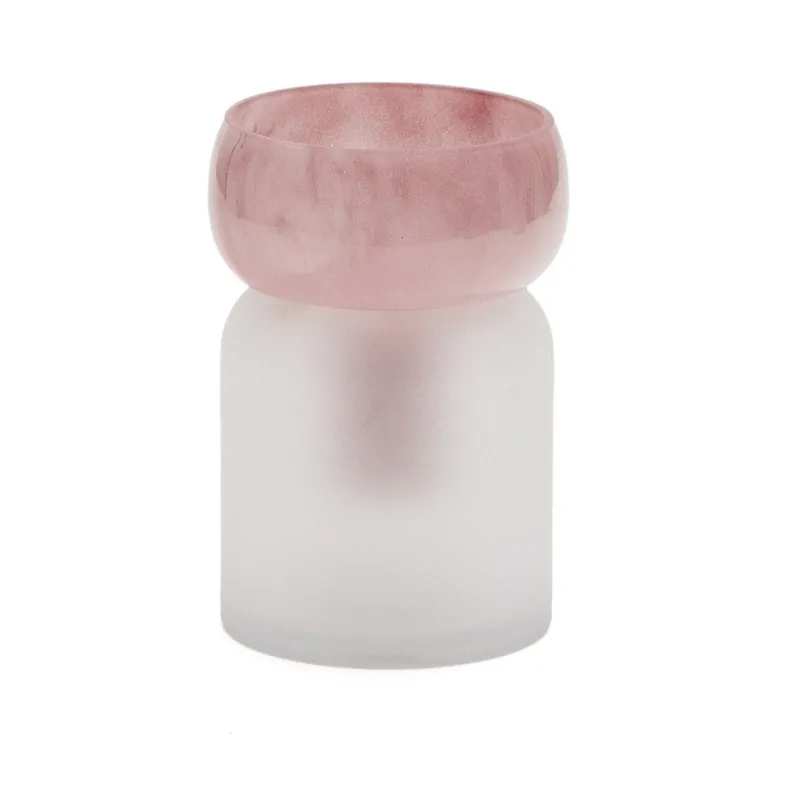 Różowy szklany wazon (wysokość 19 cm) Kelse – Kave Home Bonami Taniej