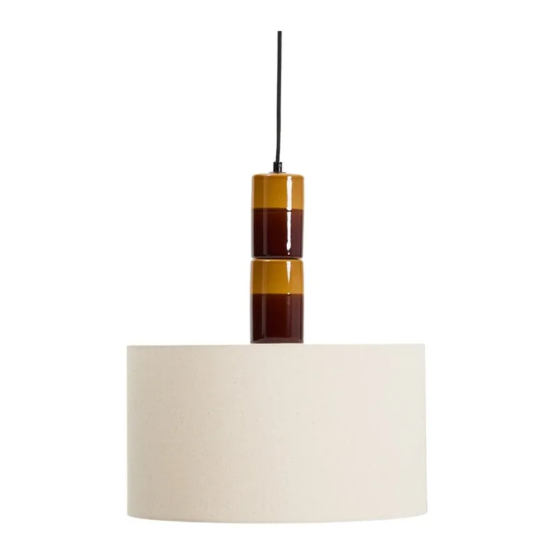 Lampa wisząca z tekstylnym kloszem Mavran – Kave Home Bonami Wyprzedaż