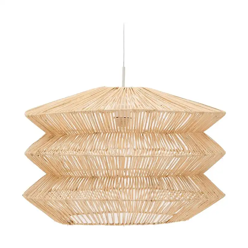 Hit cenowy Lampa wisząca w naturalnym kolorze z rattanowym kloszem Dakit – Kave Home Bonami