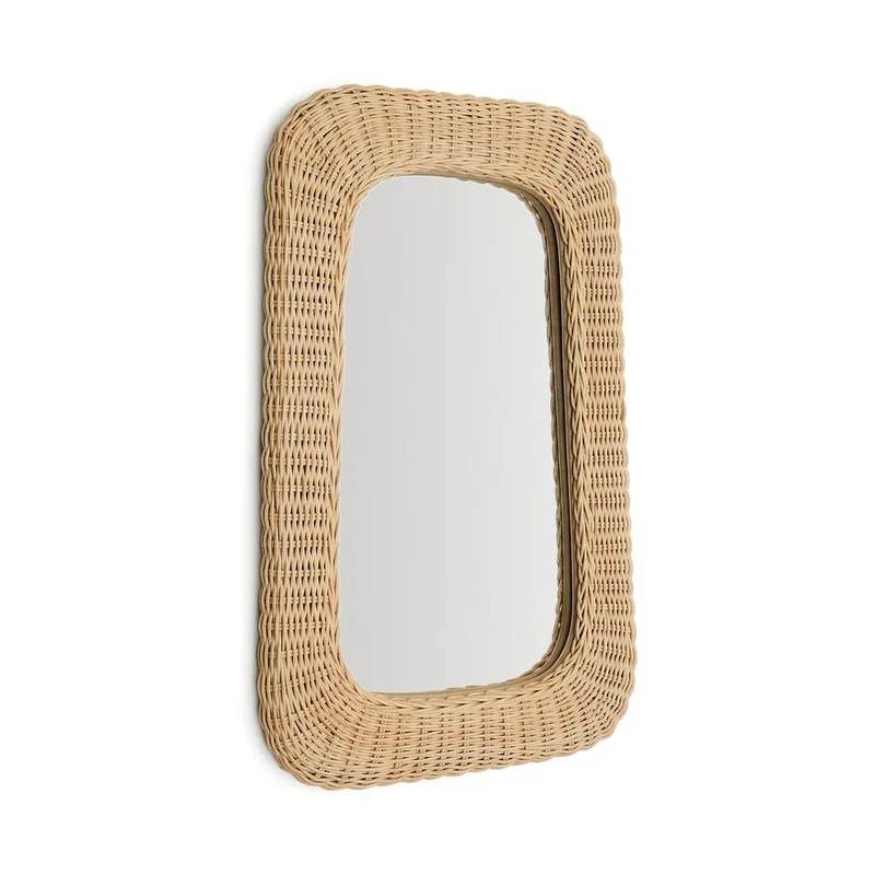 Ostatnia szansa Lustro ścienne z rattanową ramą 38x59 cm Zilna – Kave Home Bonami