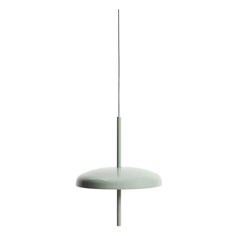 Jasnozielona lampa sufitowa LED ze ściemniaczem z metalowym kloszem ø 16 cm Porte – Kave Home Bonami Sprawdź teraz