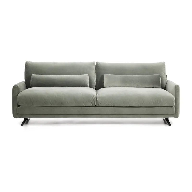 Zielona aksamitna sofa 240 cm Veliro – Kave Home Bonami Hit sprzedaży