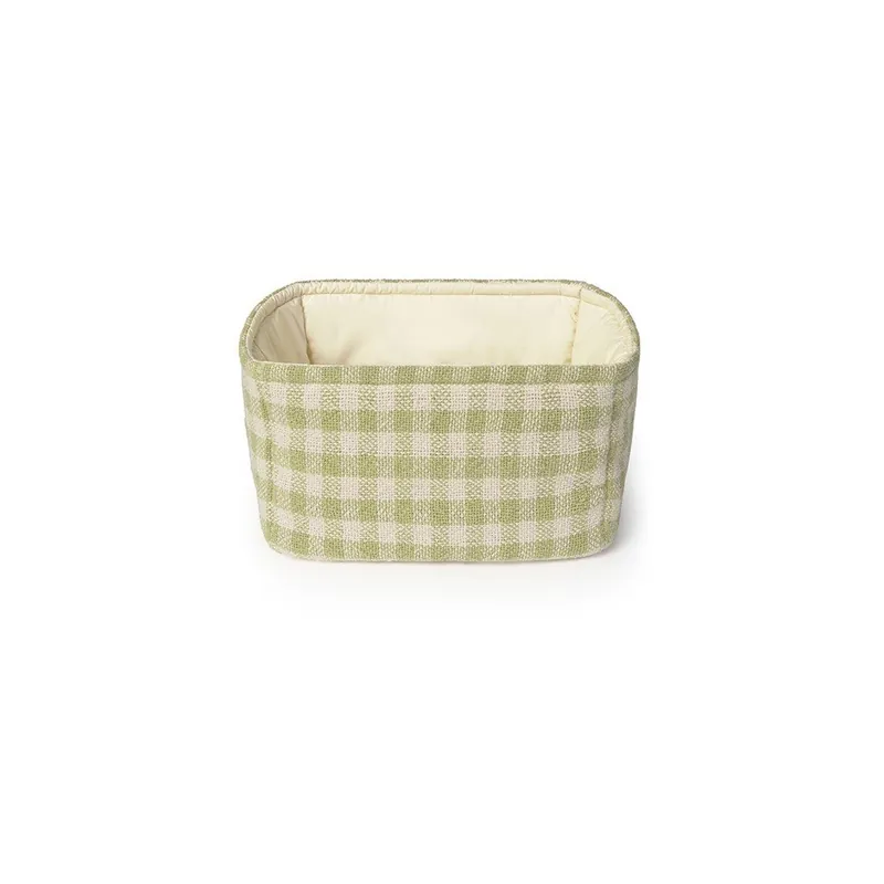 Jasnozielony tekstylny dziecięcy kosz na zabawki 30x20x20 cm Swan Matcha – Lorena Canals Bonami Tylko dziś