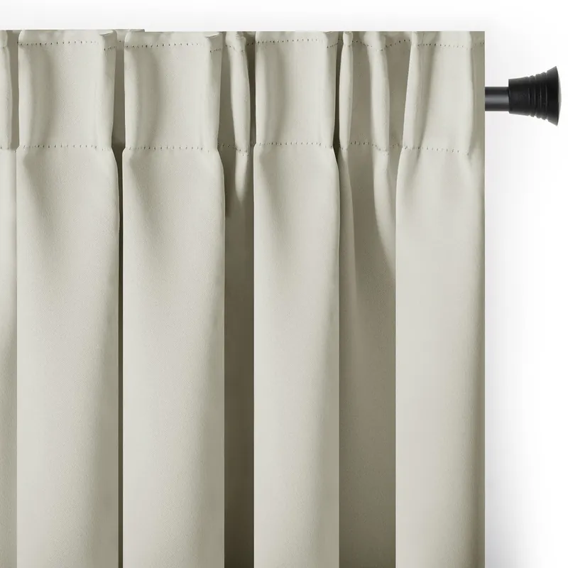 Cena promocyjna Kremowa zasłona częściowo zaciemniająca (dimout) 200x245 cm Kierra – Restilo Bonami