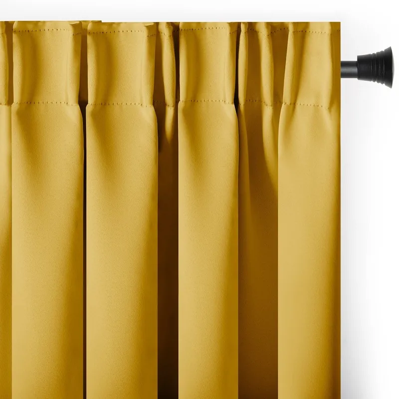 Hit sprzedaży Żółta zasłona częściowo zaciemniająca (dimout) 140x175 cm Kierra – Restilo Bonami