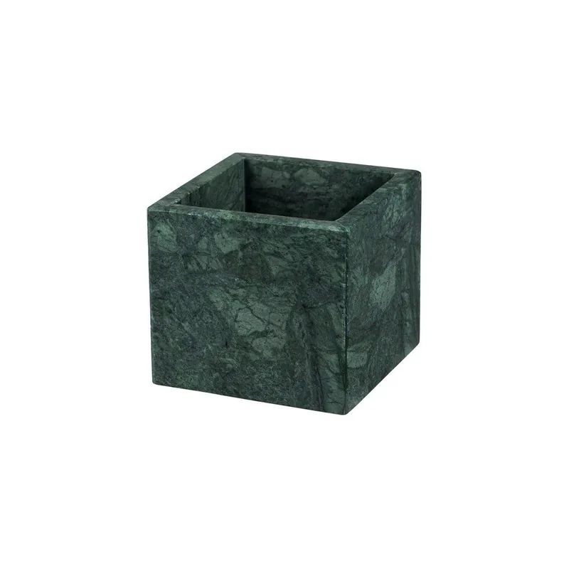 Ciemnozielony marmurowy organizer łazienkowy na waciki Marble – Mette Ditmer Denmark Bonami Nowość