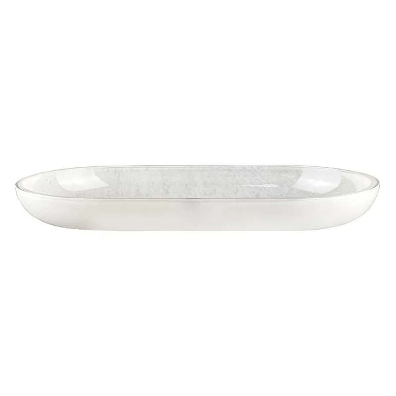 Szybka dostawa Szklana taca dekoracyjna 14x25,5 cm Opal – Mette Ditmer Denmark Bonami