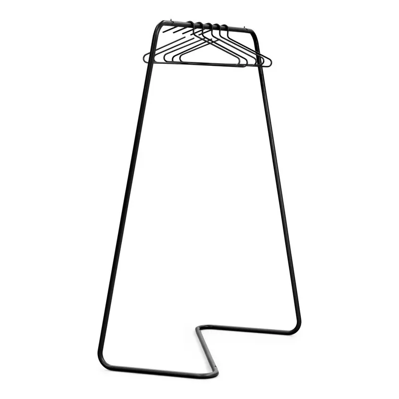 Czarny stalowy stojak na ubrania 118x160x57 cm Hang-On – Spinder Design Bonami Bestseller