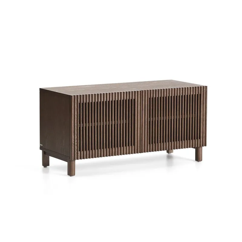 Wybór klientów Ciemnobrązowa szafka na buty w dekorze jesionu 98x50x43 cm Beyla – Kave Home Bonami