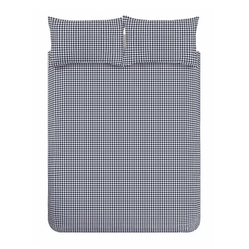 Wysoka jakość Ciemnoniebieska pościel jednoosobowa 135x200 cm Bamford Gingham Check – Catherine Lansfield Bonami
