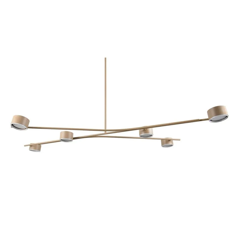 Beżowa metalowa lampa wisząca Coda – Trio Select Bonami Szybka wysyłka