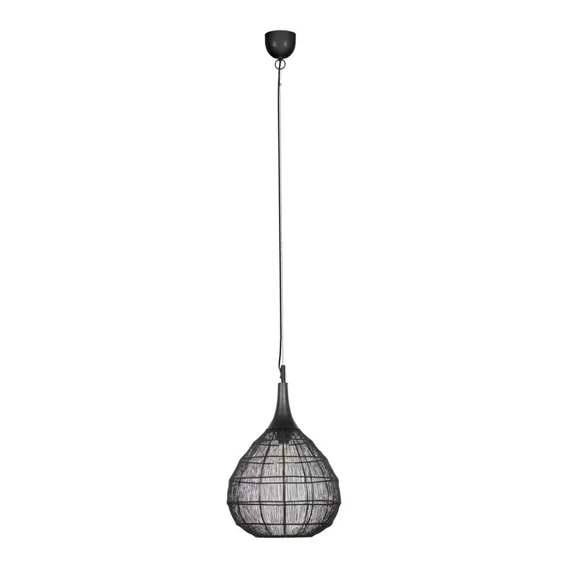 Lampa wisząca w kolorze matowej czerni z metalowym kloszem Soraya – Trio Bonami Hit sprzedaży