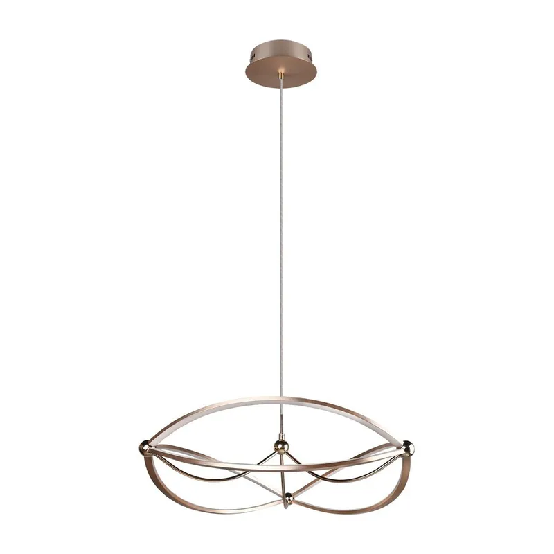 Szybka wysyłka Lampa wisząca LED ze ściemniaczem w kolorze mosiądzu Charivari – Trio Bonami