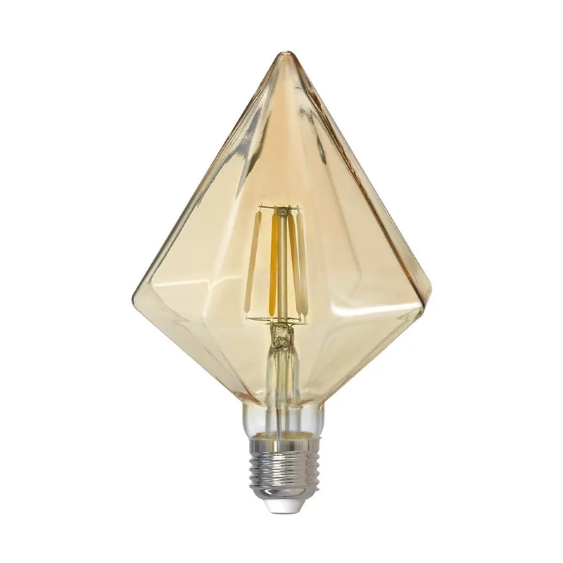Żarówka LED/filamentowa z ciepłym światłem z gwintem E27, 4 W Kristall – Trio Bonami Bestseller