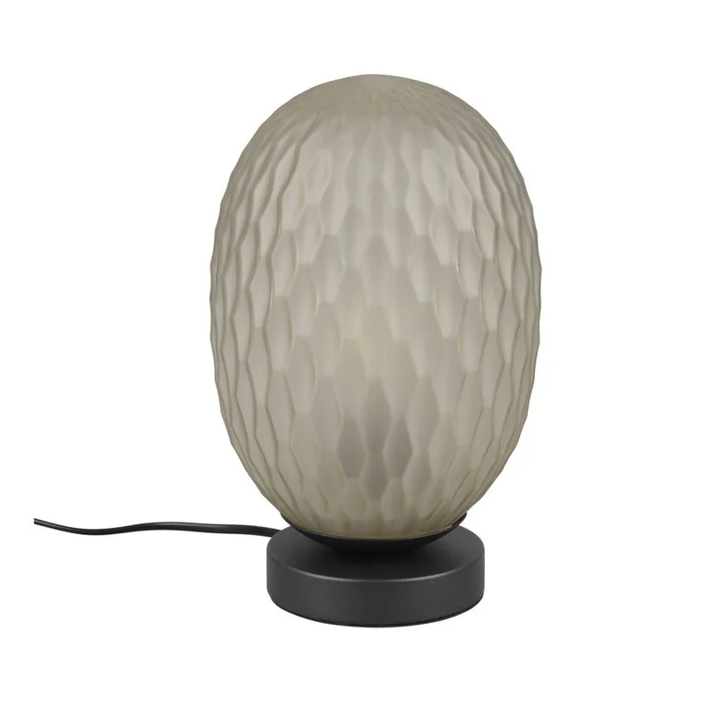 Zielona lampa stołowa ze szklanym kloszem (wysokość 28,5 cm) Facette – Trio Bonami Ekspresowa dostawa