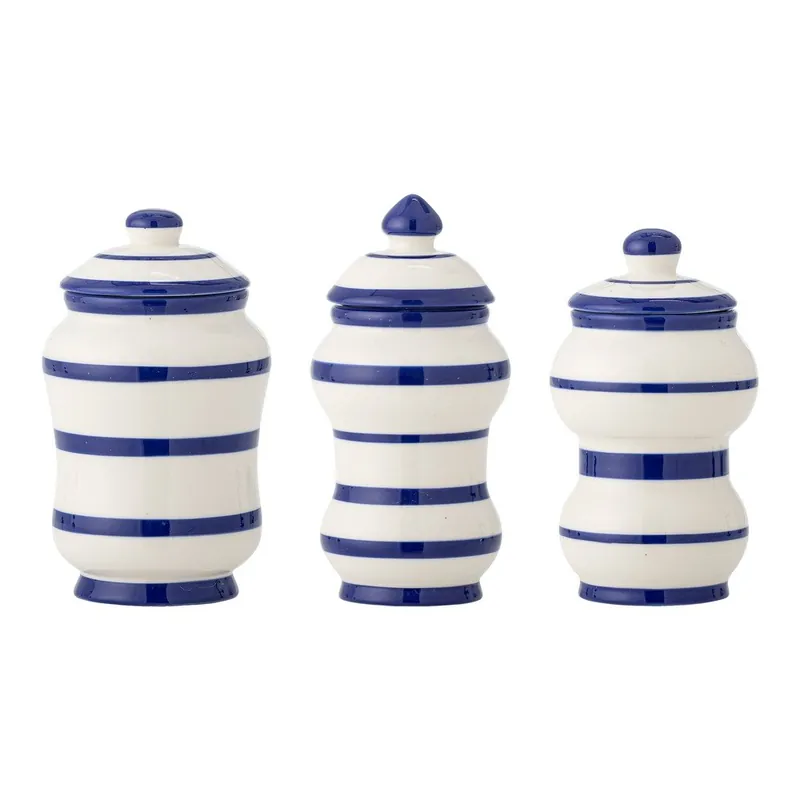 Wyjątkowa oferta Ceramiczne pojemniki na żywność 3 szt. Maynard – Bloomingville Bonami
