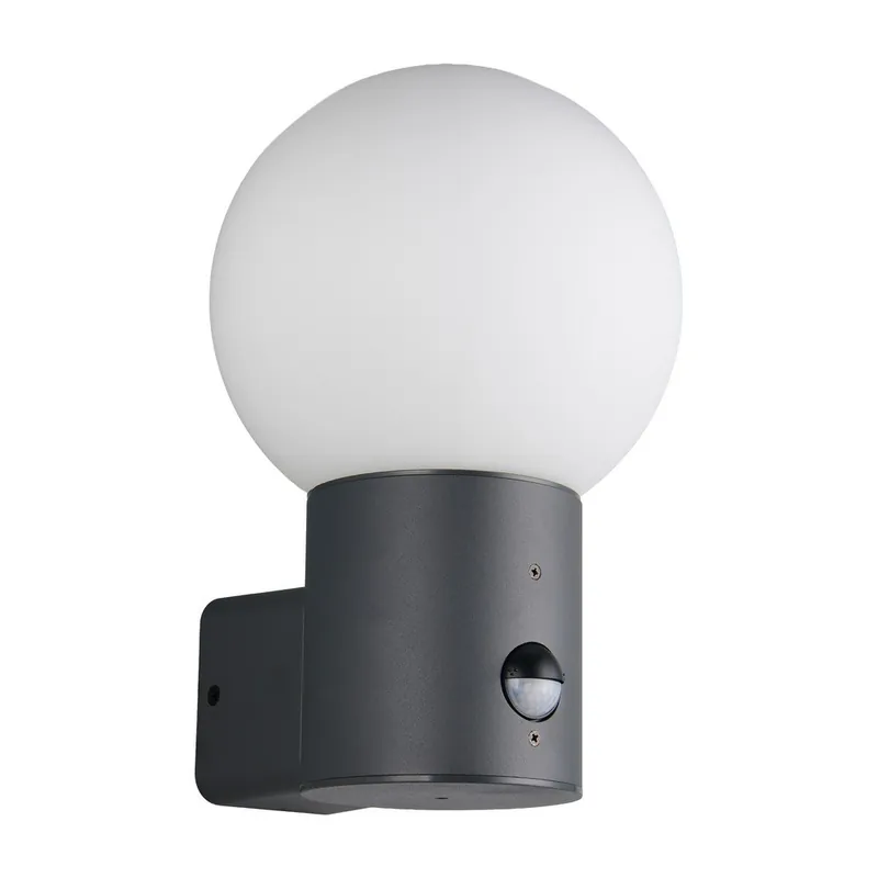 Lampa zewnętrzna ścienna z czujnikiem ruchu ø 18 cm Mures – Trio Bonami Premium