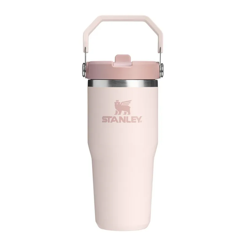 Zniżka Jasnoróżowy termos ze stali nierdzewnej 410 ml IceFlow™ Flip Straw 2.0 Tumbler Rose Quartz – Stanley Bonami
