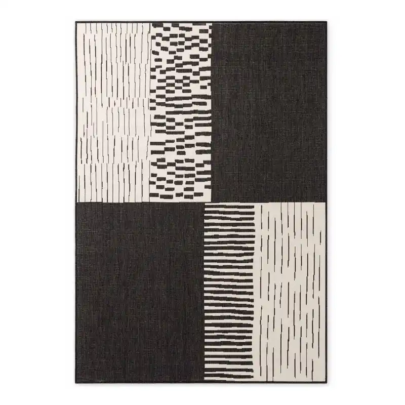 Ostatnie sztuki Czarno-kremowy dywan odpowiedni na zewnątrz 200x300 cm Haringey Acacia – Ted Baker Bonami