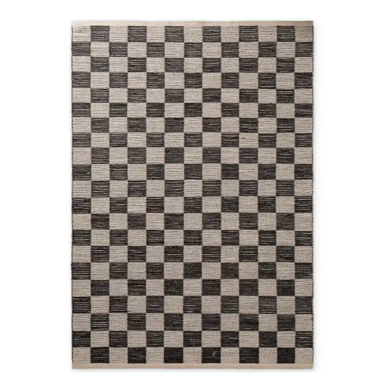 Czarno-kremowy ręcznie tkany dwustronny dywan z mieszanki juty 120x170 cm Rex – Hanse Home Bonami Wybór klientów