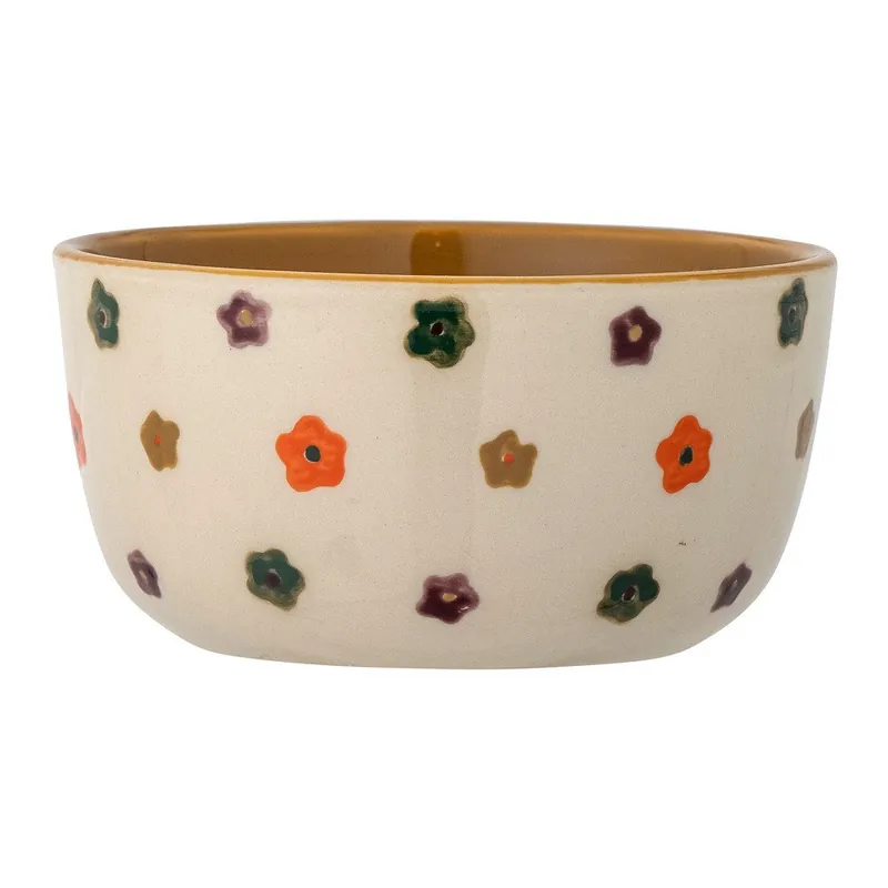 Szybka wysyłka Beżowa kamionkowa miska dla dzieci ø 12 cm Addy – Bloomingville Mini Bonami